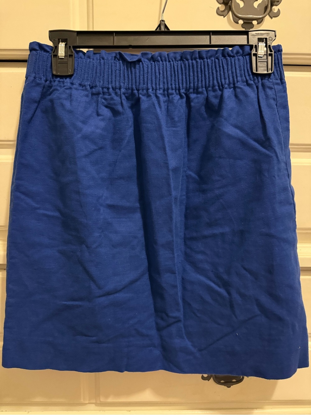 J. Crew Cobalt Blue Mini Skirt with Elastic Waist - Picture 4 of 6